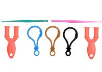 A set of elastic bands for weaving bracelets Band Accessory Case NR-2 set with a hook and holder for needlework and creativity 1500 pieces in a case from 3 years old