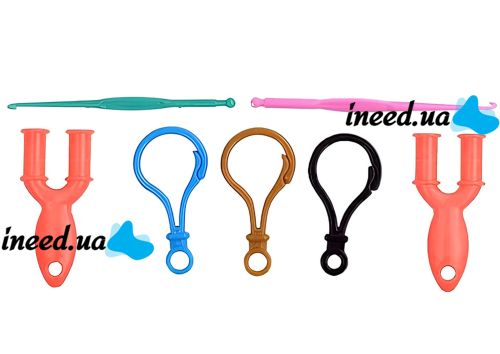 A set of elastic bands for weaving bracelets Band Accessory Case NR-2 set with a hook and holder for needlework and creativity 1500 pieces in a case from 3 years old