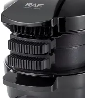 Electric double-deck burger maker RAF R.2204 600 W round burger machine with non-stick coating for cooking burgers from mains 220V