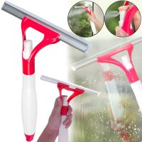 Швабра для чищення вікон Water Spray Glass Cleaner 2 в 1 щітка Очищувач скла зі скребком і розпилювачем пульверизатором для миття скла Liao