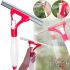 Window Cleaning Mop Water Spray Glass Cleaner 2 in 1 Glass Cleaner Brush with Scraper and Sprayer Glass Cleaner Liao