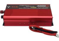 Автомобильный инвертор V-TEK VDK-4000W 12V-220V С LED-экраном и usb разъемом, Авто преобразователь напряжения тока от прикуривателя и аккумулятора