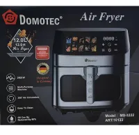 Безмаслянная аэрофритюрница мультипечь Domotec MS-3222 12л 2800W с регулировкой температуры для приготовления еды, фритюрница с функцией аэрогриля