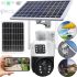 Solar Camera V36 Wi-Fi Outdoor IP Surveillance Camera: A pan-tilt video camera with two lenses and remote access, powered by a solar panel
