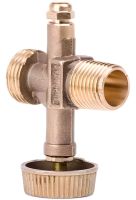 Valve adapter for gas cylinders INTERTOOL GS-0009 valve with safety valve flywheel 21.8 mm for tourist burners Y-10