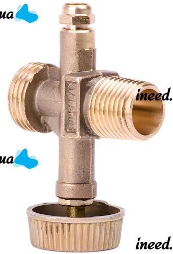 Valve adapter for gas cylinders INTERTOOL GS-0009 valve with safety valve flywheel 21.8 mm for tourist burners Y-10