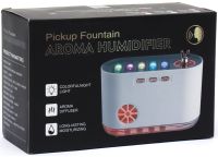 Зволожувач повітря нічник Aroma Humidifier LA-0649 700 мл ультразвуковий настільний очищувач, аромадифузор з RGB LED підсвічуванням USB Білий