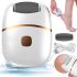 Электрическая пемза для ног и стоп Electric Foot Grinder BJ-666 беспроводная аккумуляторная шлифовальная пилка для удаления грубой кожи от USB Белая