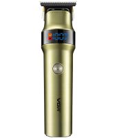 Бездротова машинка для стрижки волосся VGR V-991 5W 4 змінні насадки, акумуляторний чоловічий тример для окантовки бороди і вусів з LED дисплеєм USB