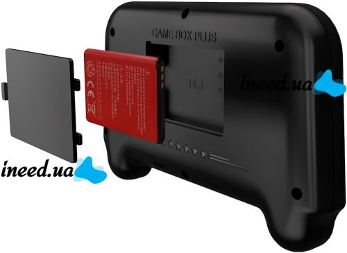 Portable Mini Game Console Sup Wide F3 3.5 inches, Rocker Console for 500 Built-in Games 16/8-bit Rechargeable Set-top Box for TV AV USB