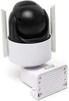 Уличная IP камера видеонаблюдения Solar Camera V36 WI-FI поворотная видеокамера с двумя линзами и удаленным доступом от солнечной панели V36