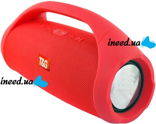 Large Wireless Music Speaker T&G Booms Box Big Red with Handle Portable Bluetooth Speaker Boombox Style USB AUX for Android IOS