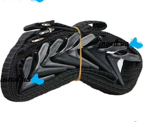 Настінний органайзер для зберігання сумок Bag Rack підвісні ремені з гачками на двері, Вішалка тримач для аксесуарів і біжутерії на 16 гачків