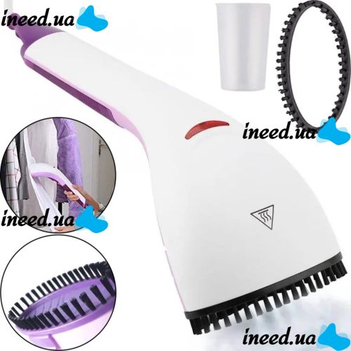 Ручний вертикальний відпарювач Sokany Hand Steamer YG-868 для одягу і штор з насадкою щіткою, Парова праска 1200W для дому, Пароочисник від мережі