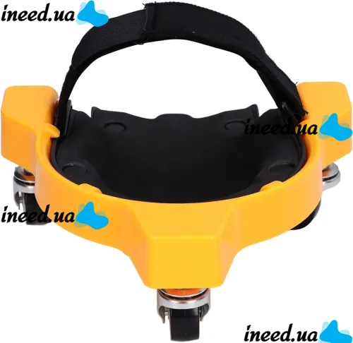Knee Blades 1603 protective roller kneepads for construction work, knee protection with swivel wheels for flooring repairs