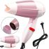 Складной дорожный фен PRO BaByliss Coco 1000w для укладки и сушки волос со сборной ручкой, насадкой концентратором и терморегулятором Розовый