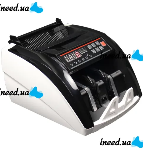 Bill Counter MG-5800 counting machine for counting and checking banknotes with ultraviolet and magnetic currency detector, banknote counter with filling machine