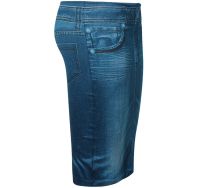 Skinny Denim Skirt Shape Skirt TV-352 for Waist Correction with High Rise Trim N Slim Women's Shapewear Skirt