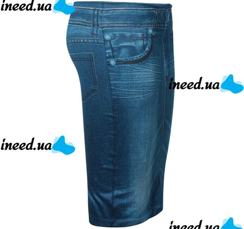 Skinny Denim Skirt Shape Skirt TV-352 for Waist Correction with High Rise Trim N Slim Women's Shapewear Skirt