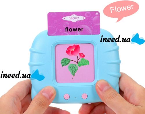 Electronic educational card game Happy World Speaking Montessori Learning Cards for Learning English 112 Cards 224 words