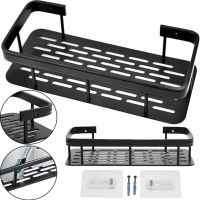 Настенная прямая полка в ванную Storage Rack AND197, Навесной органайзер 30х13х5.5см держатель для ванной XL-915 под косметические принадлежности на стену