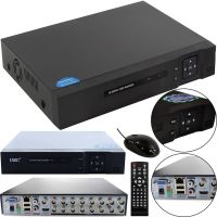 Wired DVR UKC CAD 1216 AHD 16 Channel, Network IP Recorder for 16 Cameras for Video Surveillance and Camera Control Black