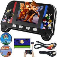 Portable Mini Game Console Sup Wide F3 3.5 inches, Rocker Console for 500 Built-in Games 16/8-bit Rechargeable Set-top Box for TV AV USB