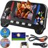 Portable Mini Game Console Sup Wide F3 3.5 inches, Rocker Console for 500 Built-in Games 16/8-bit Rechargeable Set-top Box for TV AV USB