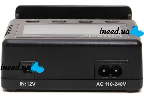 Зарядний пристрій для акумуляторів LiitoKala Lii-PD4 універсальна зарядка c LCD дисплеєм індикатором для батарейок 18650 на 4 акумулятори