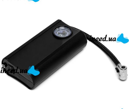 Charge Pump CQB002 3600mAh rechargeable car air compressor with flashlight and display, 150 PSI tire inflation pump