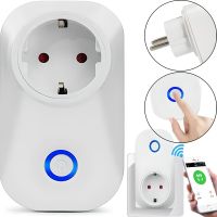 Розумна WiFi розетка WiFi Smart Socket Plug SA-14 10A 100-240V з дистанційним управлінням з телефону, Смарт розетка з Wi-Fi підключенням в розетку