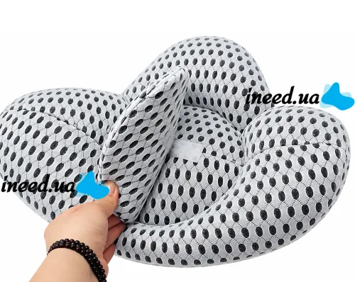 Ортопедическая подушка под поясницу Lumbar Support Pillow SP4817 анатомическая поясничная подушка для поддержки спины и позвоночника 48х30х8 см