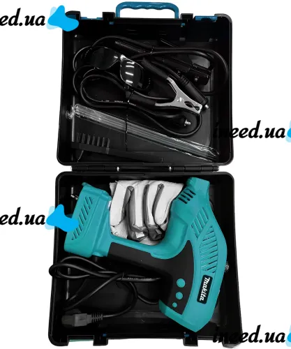Makita DSF200 20-300A MIG/MAG MMA TIG inverter welder electric metal arc welding gun in a case from the mains X-478
