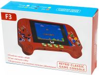 Portable Mini Game Console Sup Wide F3 3.5 inches, Rocker Console for 500 Built-in Games 16/8-bit Rechargeable Set-top Box for TV AV USB