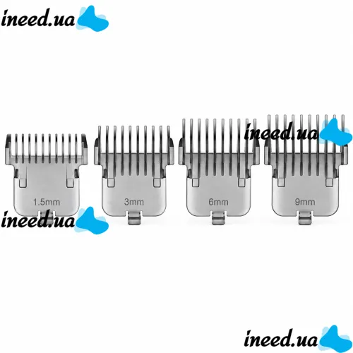 VGR V-900 5W Cordless Hair Clipper—a cordless men's trimmer for trimming beards and mustaches, featuring interchangeable attachments and a USB display