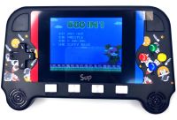 Portable Mini Game Console Sup Wide F3 3.5 inches, Rocker Console for 500 Built-in Games 16/8-bit Rechargeable Set-top Box for TV AV USB