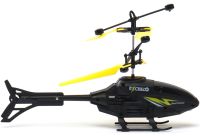 Літаючий вертоліт на радіокеруванні Dynamic Helicopter LH - 1804 2 в 1 акумуляторна дитяча іграшка з управлінням браслетом і підсвічуванням USB LH1804