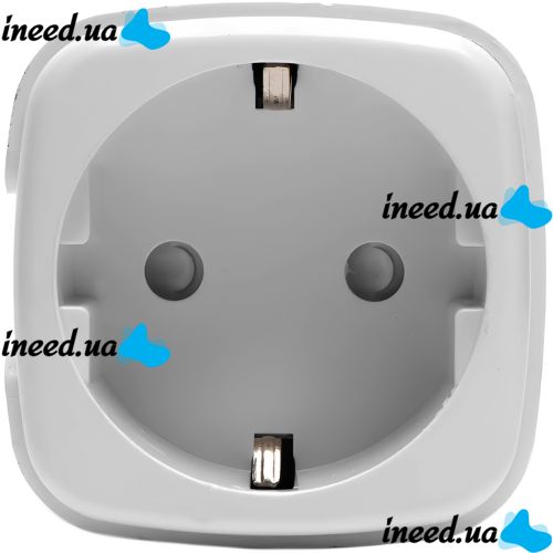 Розумна розетка Tuya Smart Socket Plug WH004 16А 100-240V смарт розетка EU з таймером WiFi і дистанційним голосовим управлінням з телефону в розетку