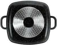 Кухонний набір посуду Bellmax Cookware Set BM - 132 3 казана і сковорода для приготування їжі , каструлі з кришками і гранітним покриттям 9 предметів