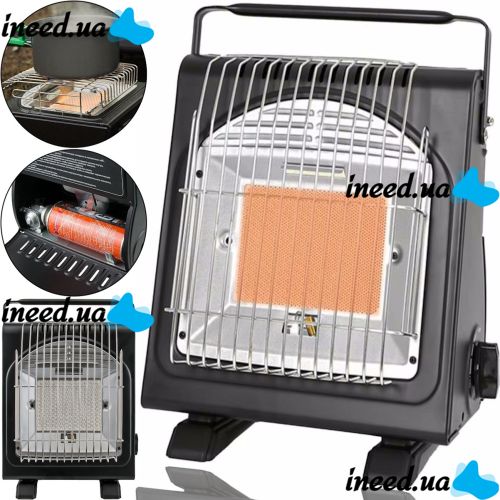 Table gas heater SI YI JIA SYJ-8508 stove for 1 burner with piezo ignition, ceramic heater and cylinder adapter Ax-016-3