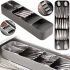 Cutlery organizer in the Joseph DrawerStore MAG-783 drawer with 5 sections, plastic stand tray for storing spoons, forks and knives