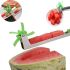 Нож слайсер для нарезки арбуза и дыни Sunroz Watermelon Slicer, Кухонное приспособление для резки кубиками фруктов в форме мельницы, Арбузорезка