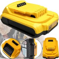Universal Rechargeable Battery Dewalt DCB203 Yellow Li-on 24V 2Ah for Power Tools, Additional battery for a screwdriver 24V Yellow