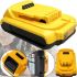 Універсальна акумуляторна батарея Dewalt DCB203 Yellow Li-on 24V 2AH для електроінструменту, додатковий акумулятор для шуруповерта 24В Жовтий