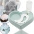 Годівниця з поїлкою для домашніх тварин Dog & Cat bowl 2в1 500мл, Миска зі сталі з автоматичним диспенсером для води для собак і котів синя