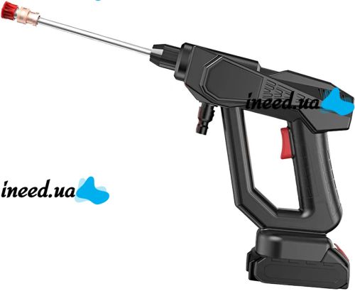 Бездротова мийка високого тиску Makita DHW050ZK 48V 2AH 2 акумулятора для мийки авто, акумуляторна Автомийка розпилювач Макіта AK47 в кейсі