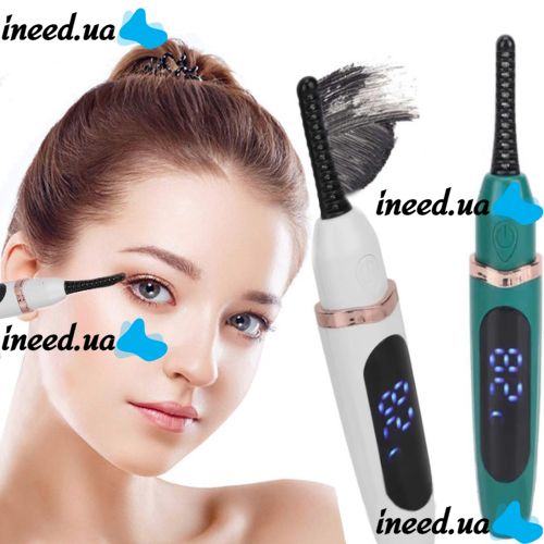 Rechargeable Eyelash Curler Eyelash Curler XL-271, heated, Electric Brush Curling Iron with Display USB Charging