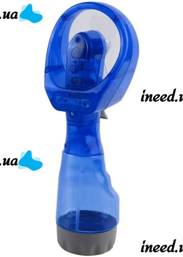 Ручной мини вентилятор с увлажнителем Water Spray Fan HP-8333 2 в 1 Увлажнитель воздуха на батарейках с емкостью для распыления воды 285 мл