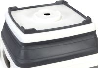 Folding Sink basket with drain Folding Cup portable Sink sink with stopper and handles, plastic basket for vegetables and fruits in the sink