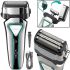 Wireless Men's Electric Shaver VGR V-333 for Dry and Wet Shaving Rechargeable Electric Razor with Retractable Beard and Mustache Trimmer